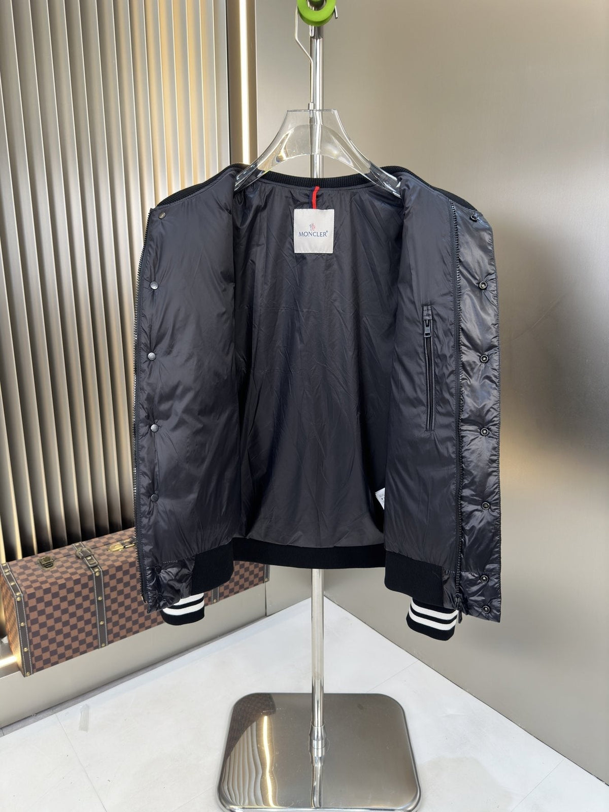 Moncler Quilted Varsity Coat