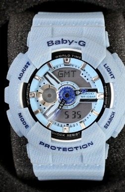 baby-g Blue Silver Dial Watch