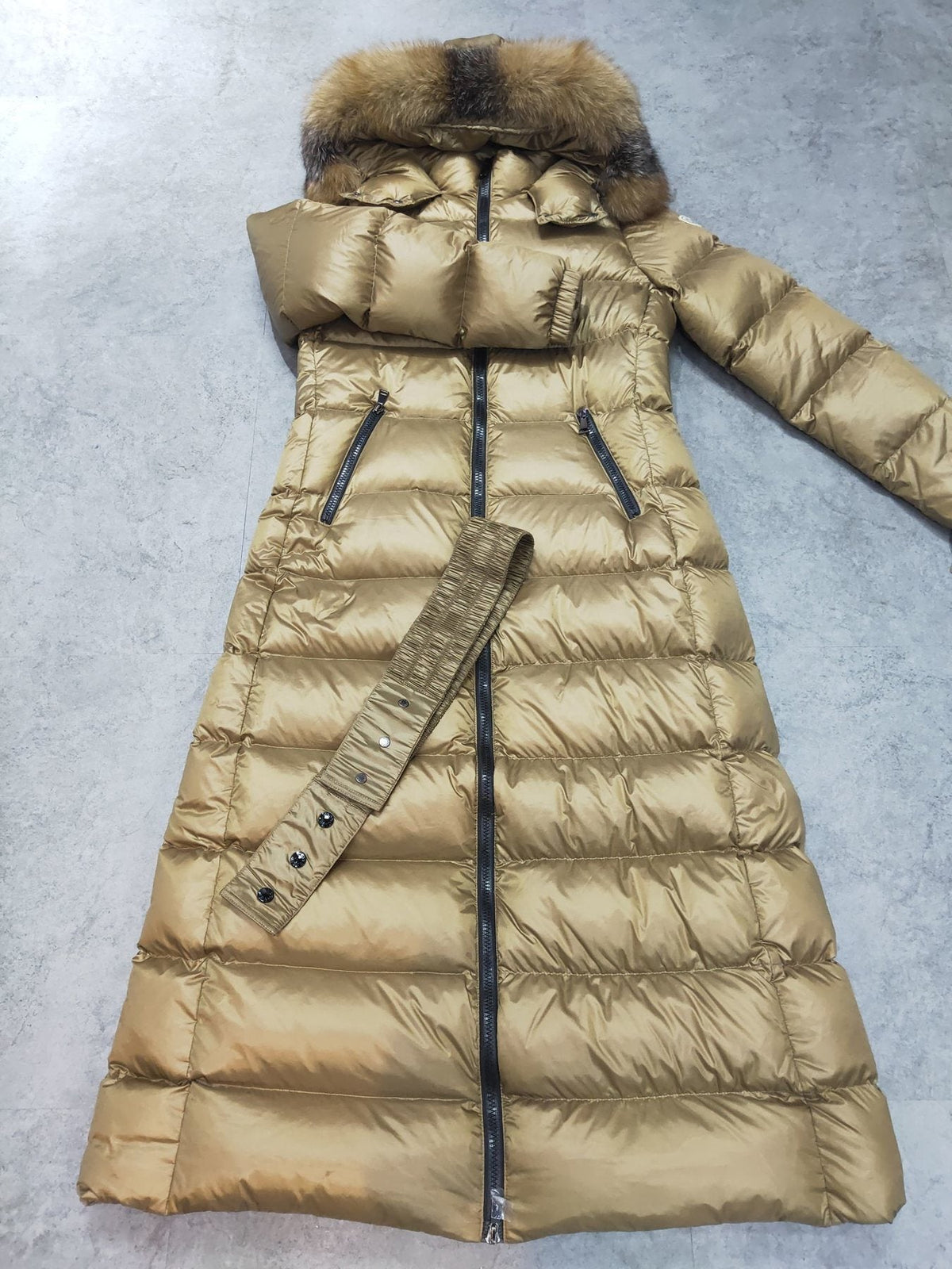 Moncler Women's Long Belted Puffer Coat