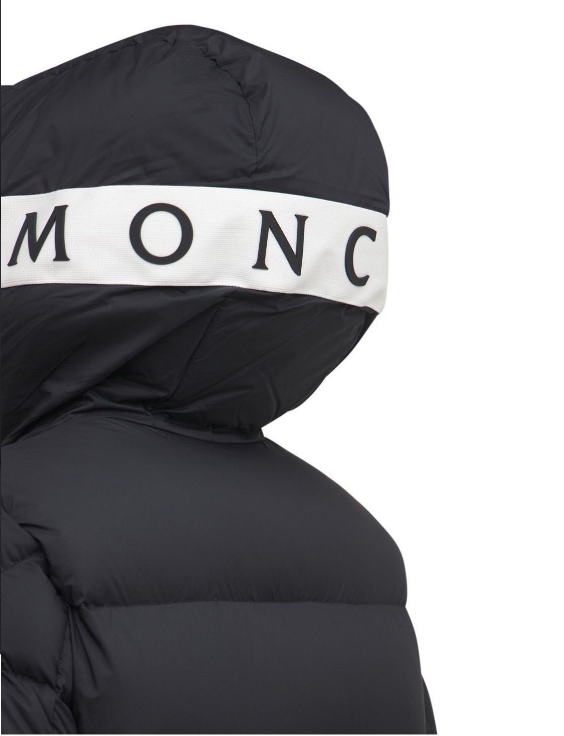 Moncler Hood-Print Hooded Puffer Coat