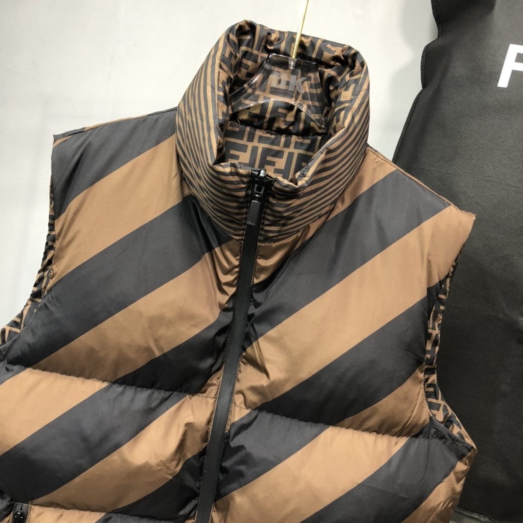 Fendi Reversible FF Monogram Down Vest