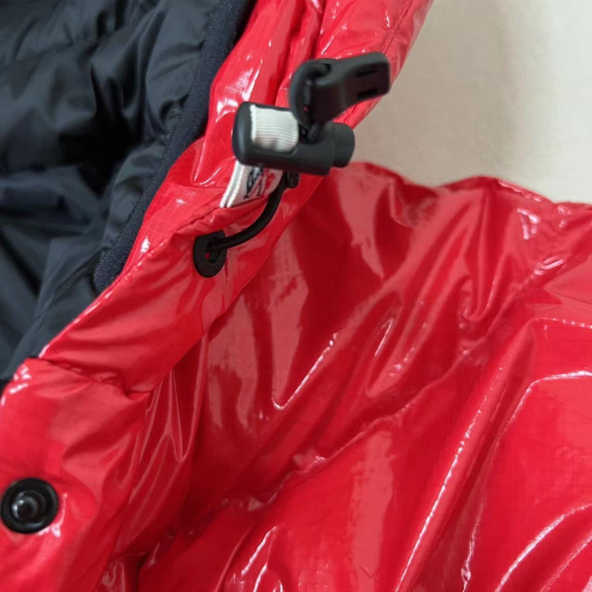 Moncler Women's Glossy Belted Hooded Puffer Coat