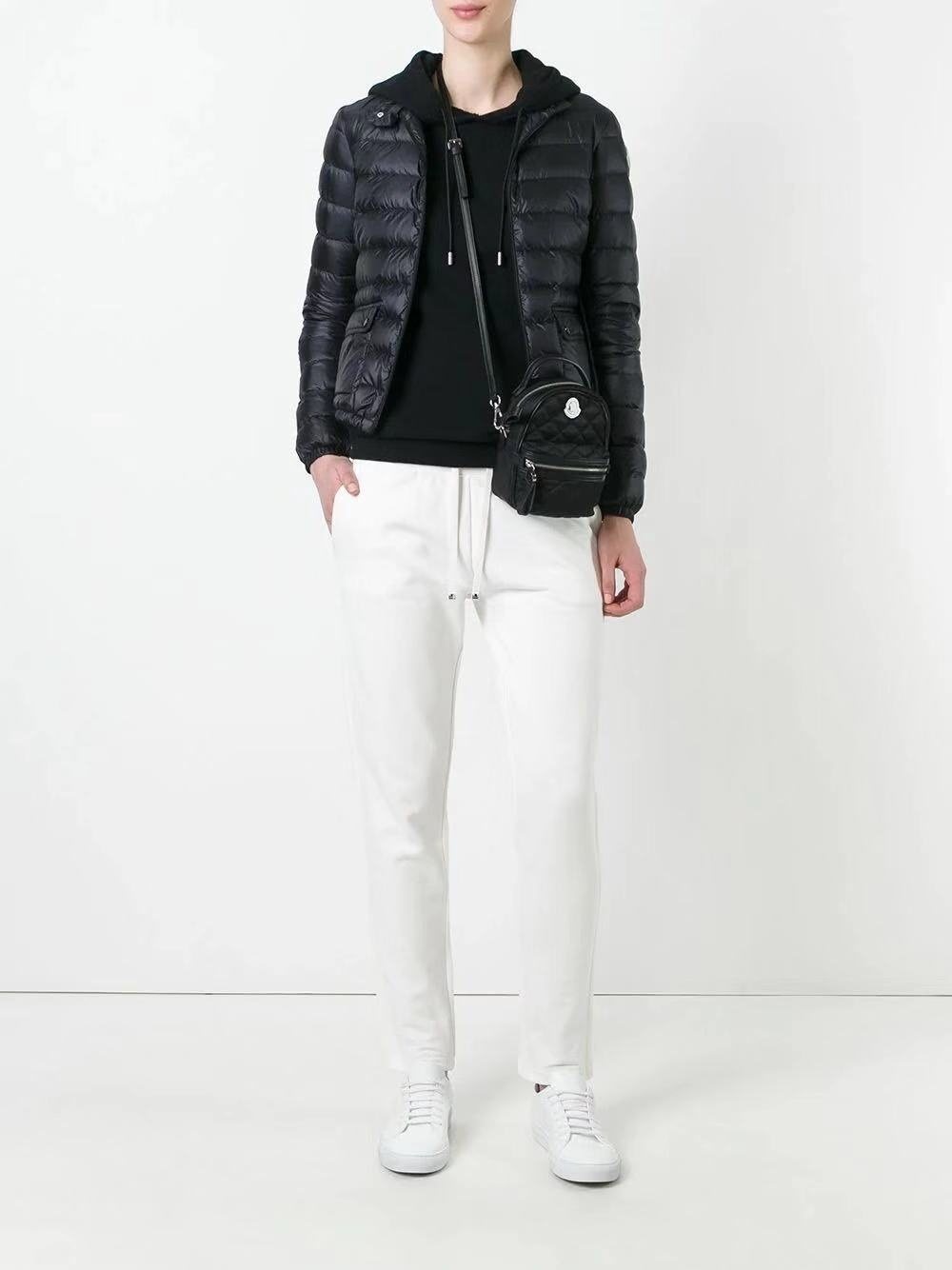 Moncler Women's Quilted Stand-Collar Short Down Jacket