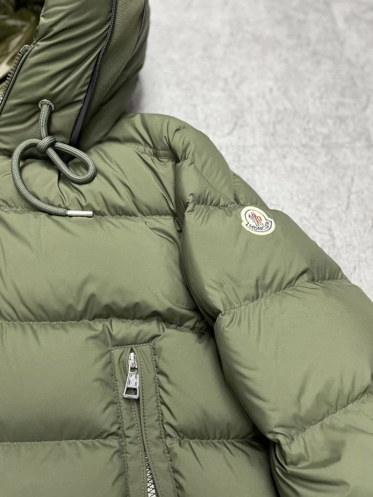 Moncler Hooded Short Down Coat