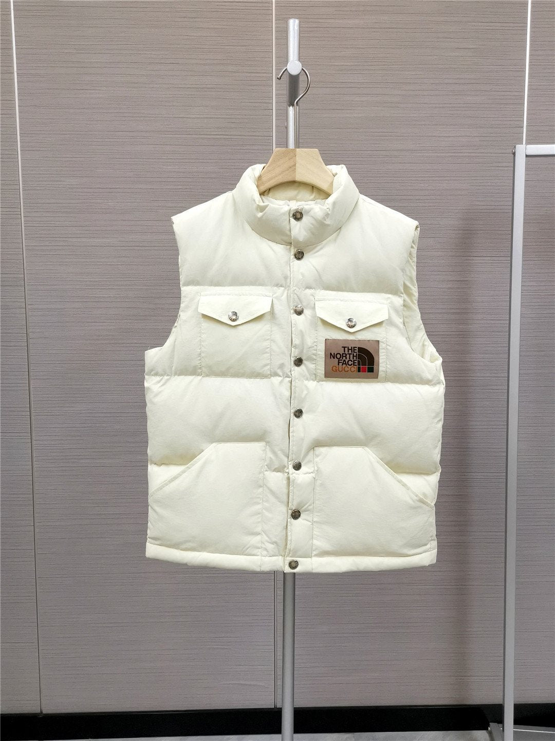 The North Face Gucci Padded Snap-Front Vest