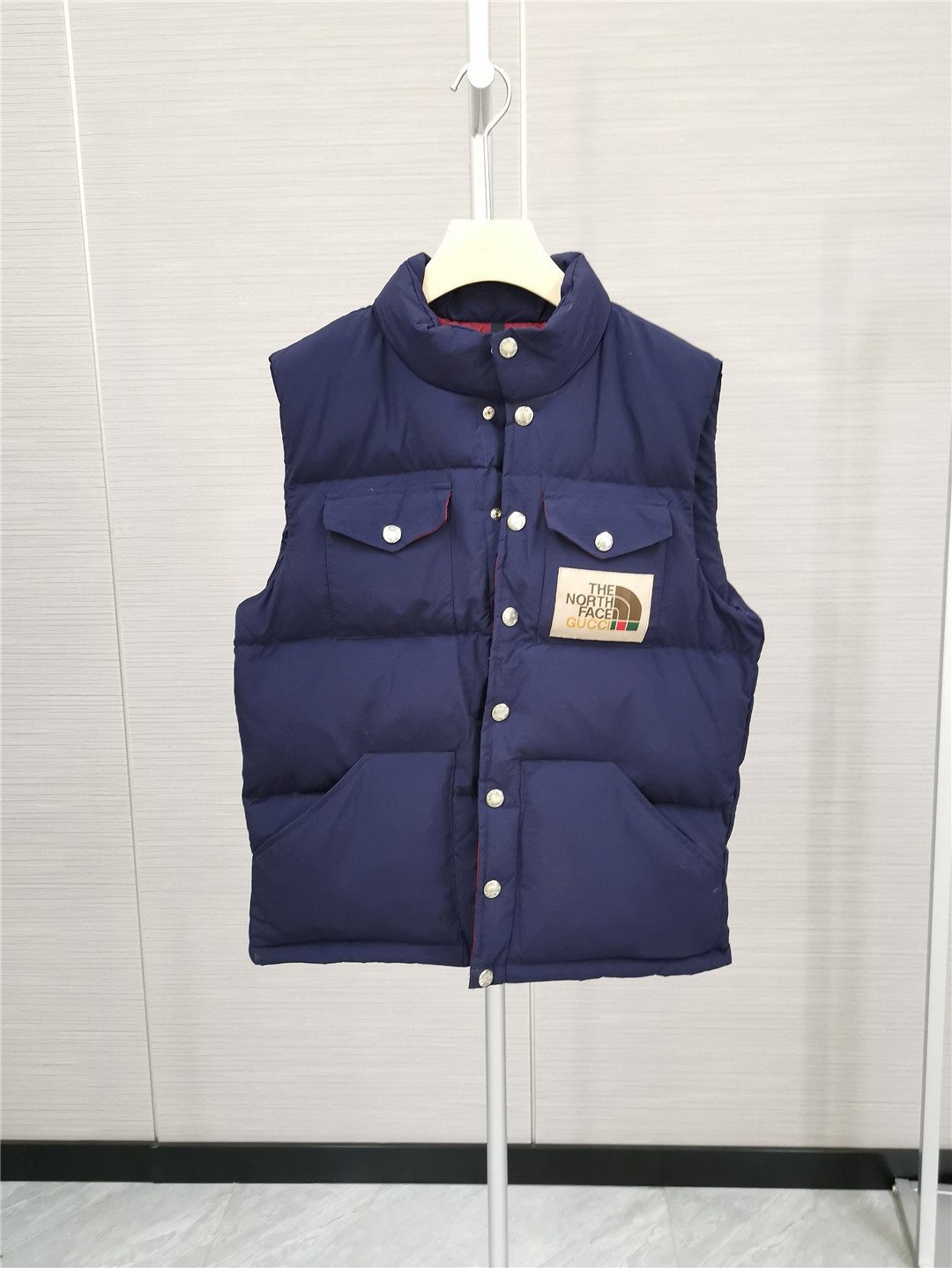 The North Face Gucci Padded Snap-Front Vest