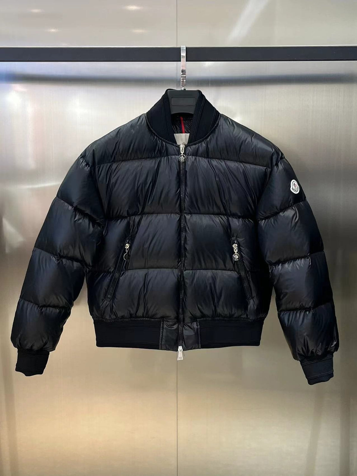 Moncler Quilted Cropped Puffer Coat