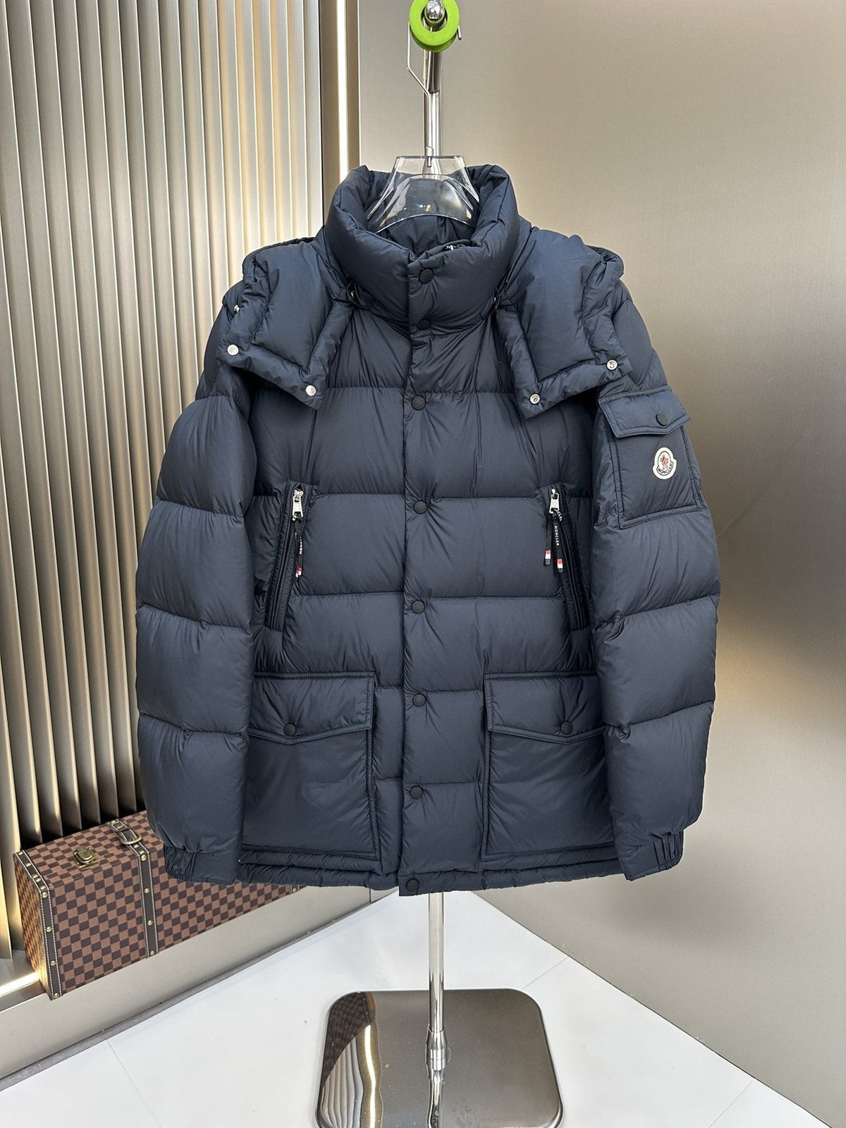 Moncler Hooded Quilted Puffer Coat