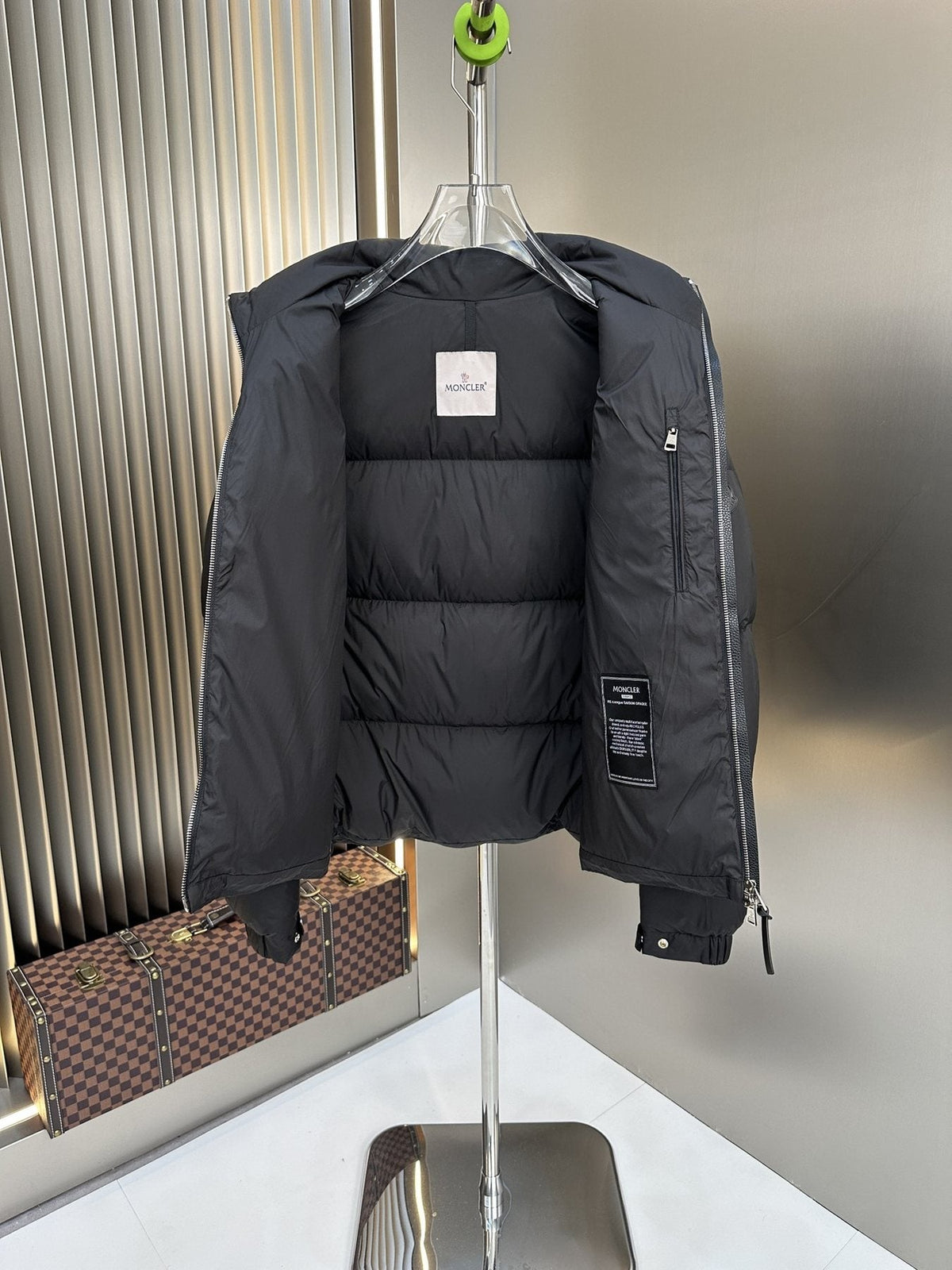 Moncler Quilted Stand-Collar Puffer Coat