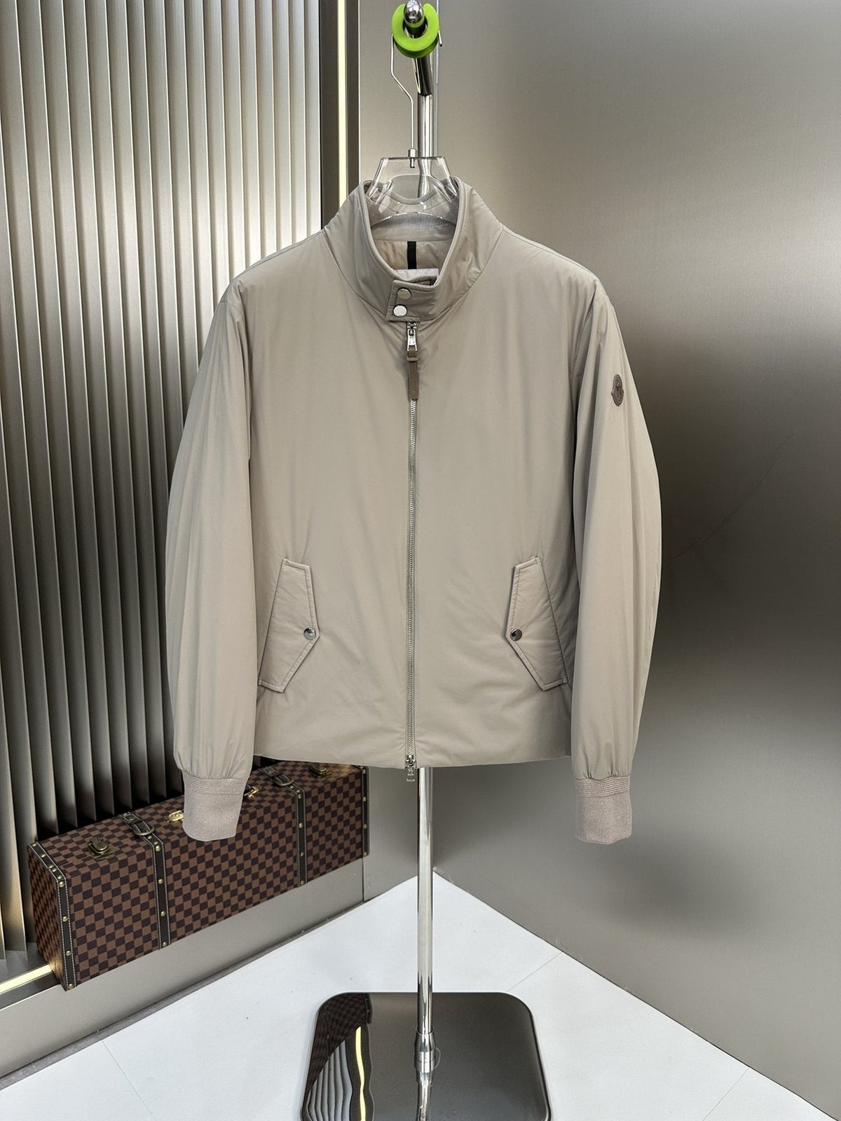 Moncler Padded Stand Collar Coat