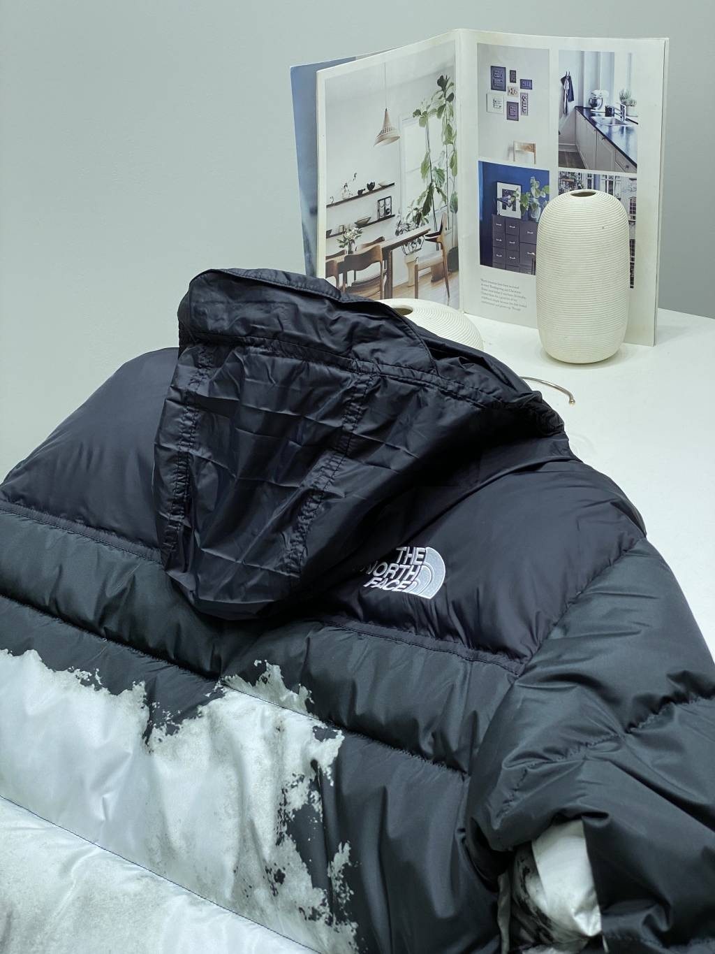 The North Face 1992 Abstract Panel Puffer Jacket
