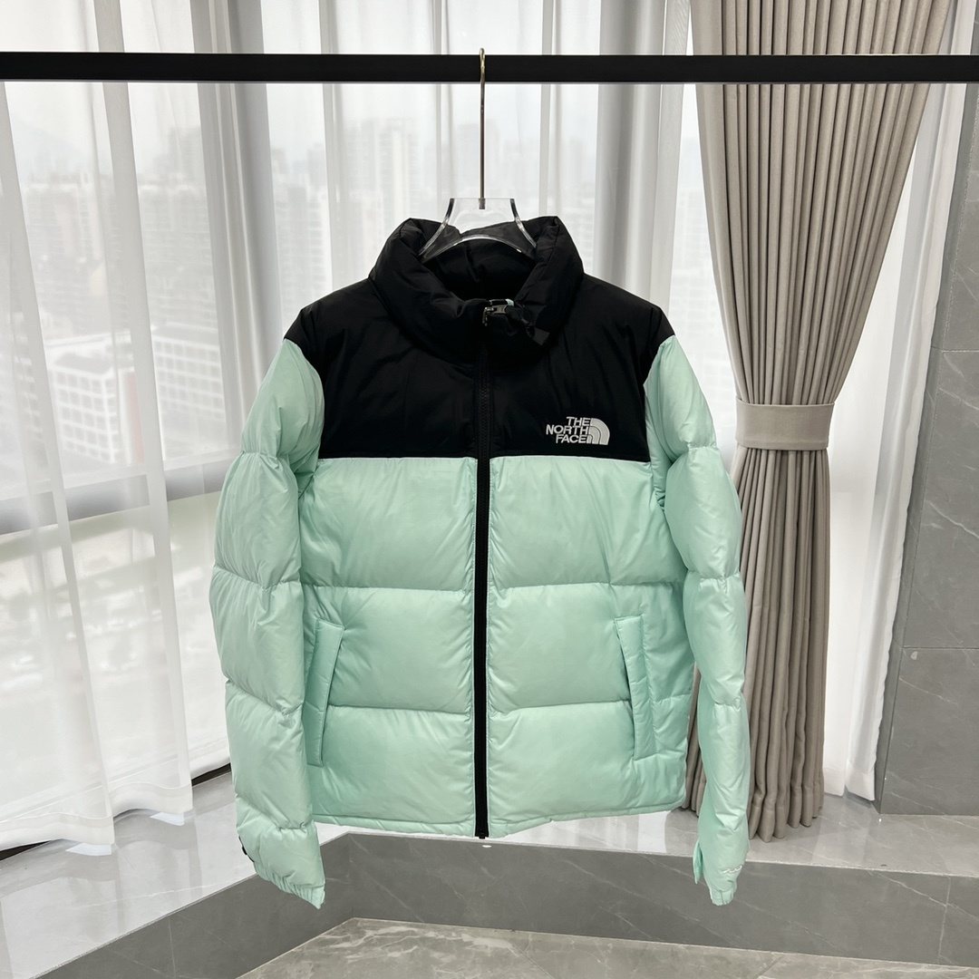 The North Face Color-Block Puffer Jacket