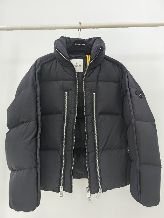 Moncler Quilted Stand-Collar Puffer Coat