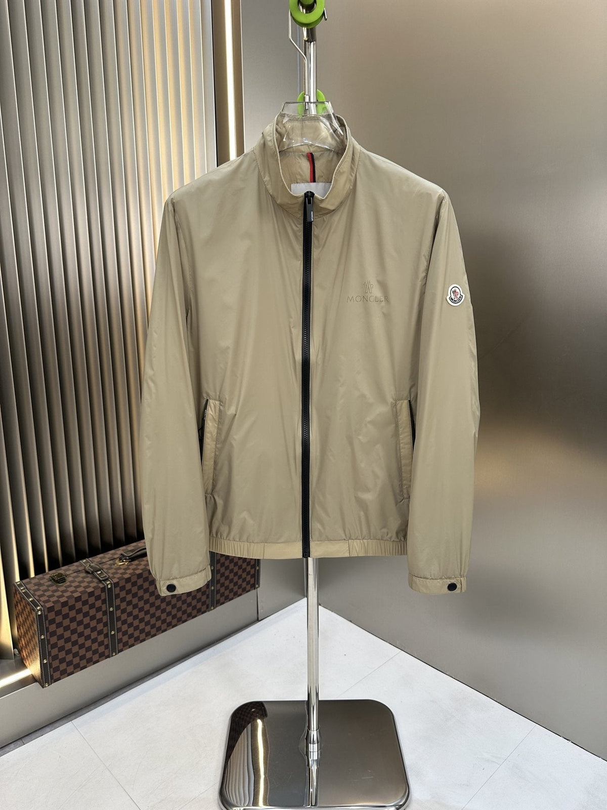 Moncler Stand-Collar Full-Zip Jacket