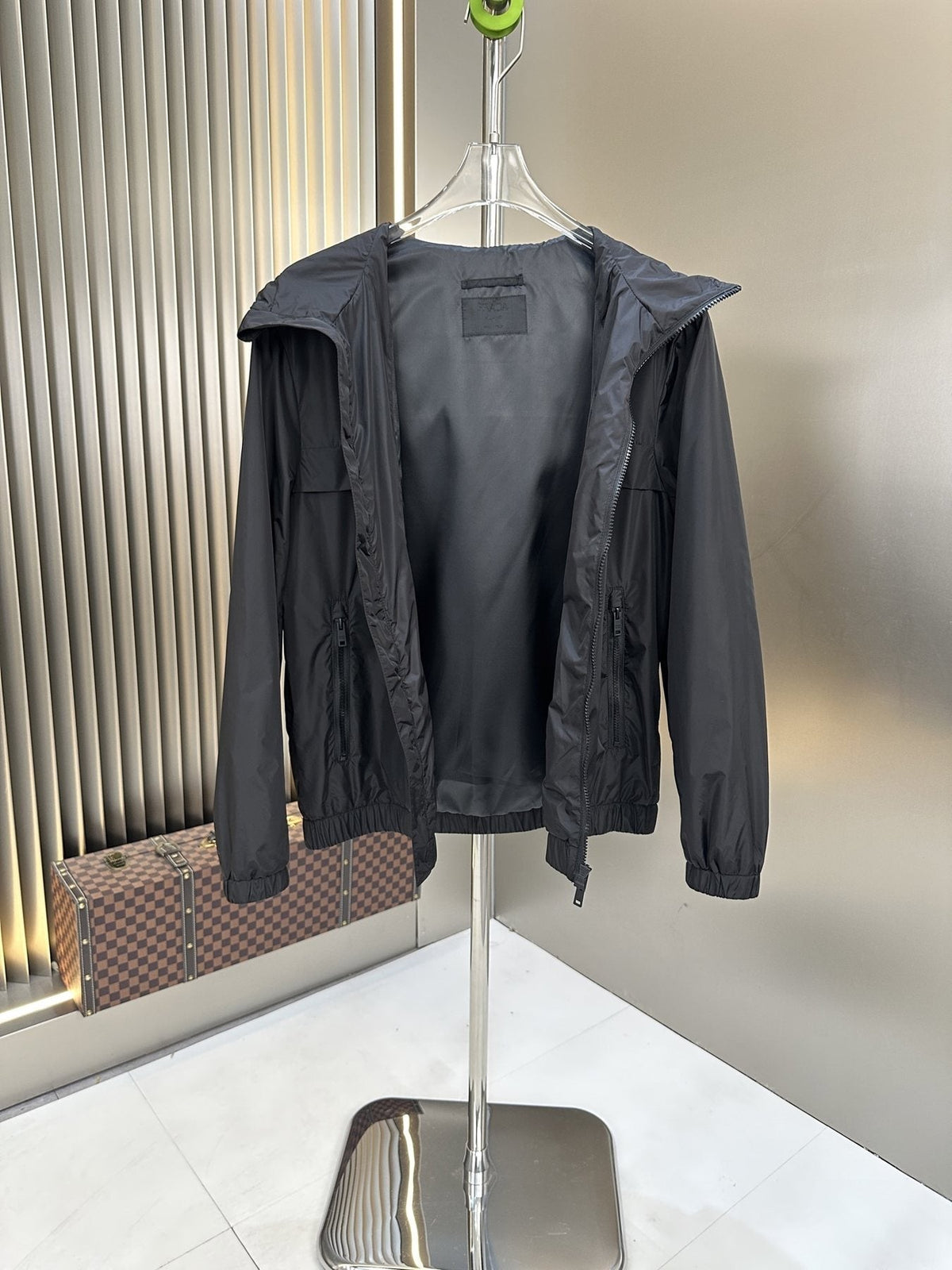 Prada Hooded Full-Zip Jacket
