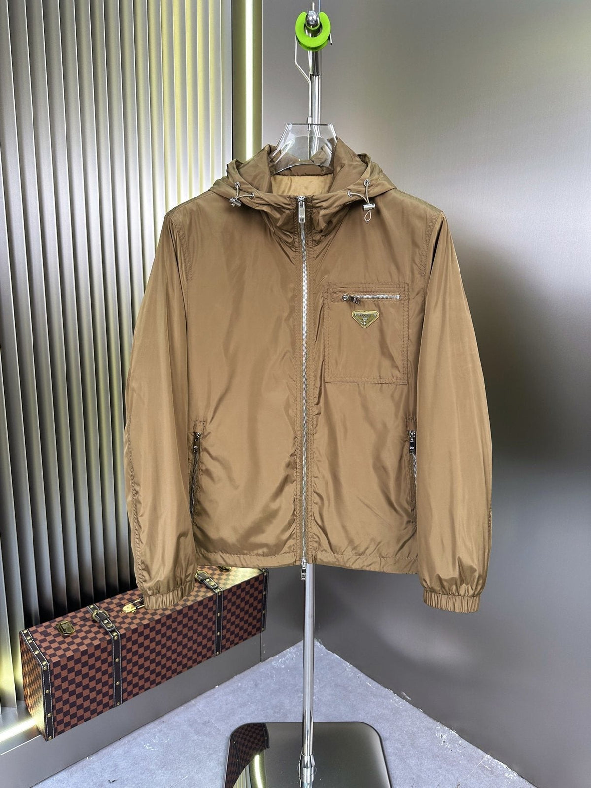 Prada Hooded Zip Jacket