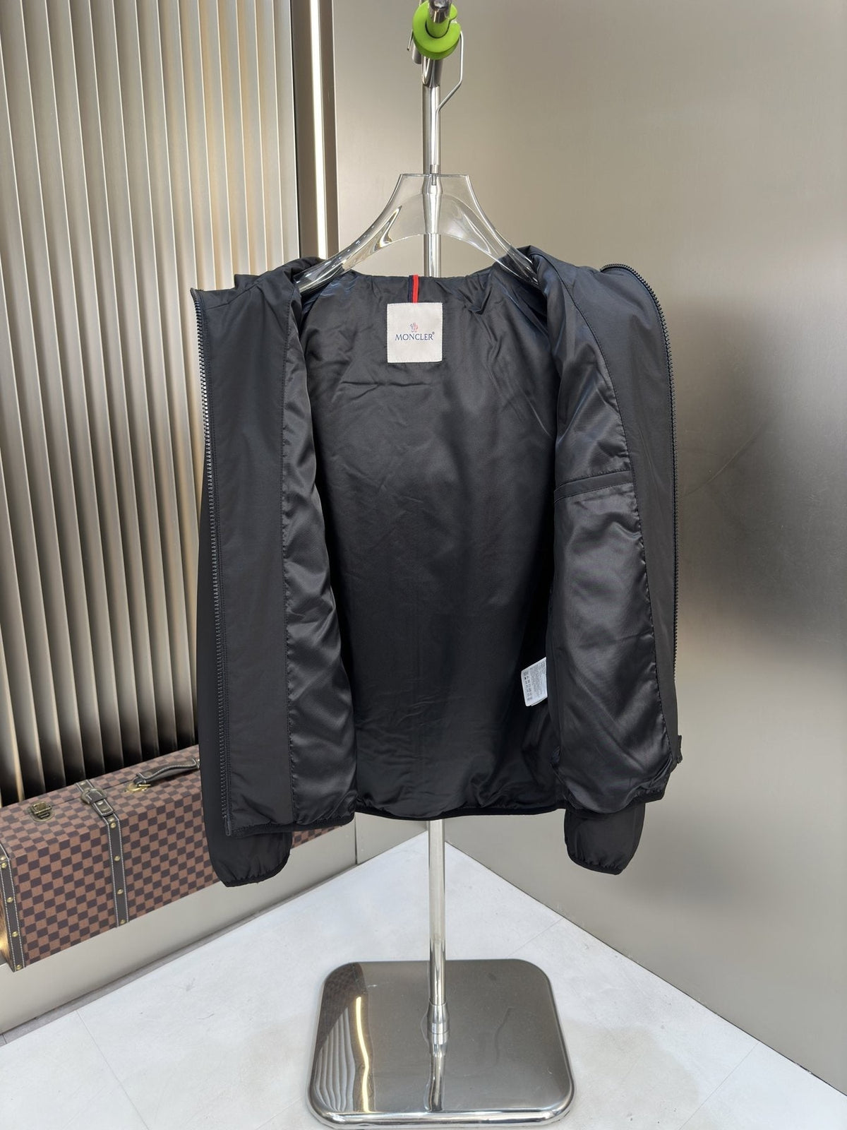 Moncler Hooded Zip-Front Jacket