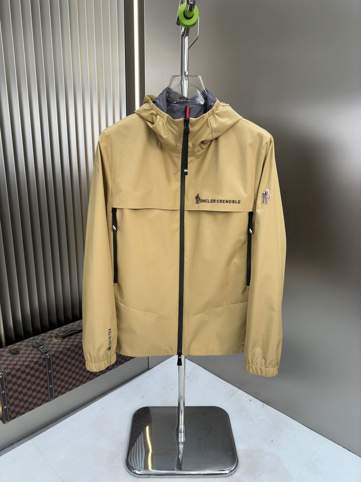 Moncler Hooded Zip-Front Jacket