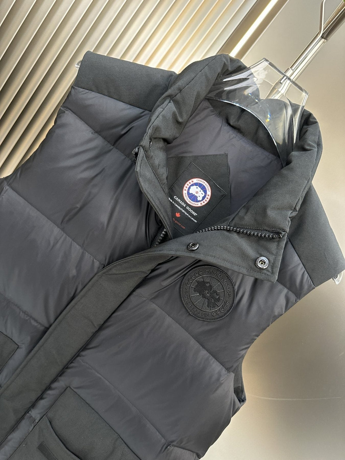 Canada Goose Black Padded Utility Vest
