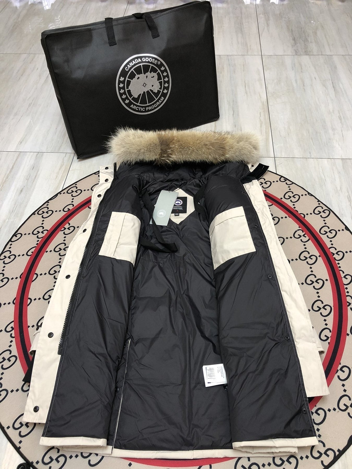 Canada Goose Women's Quilted Long Down Jacket