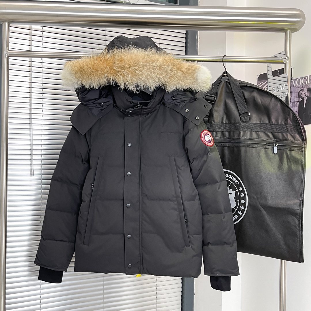 Canada Goose Fur-Trim Hood Puffer Jacket
