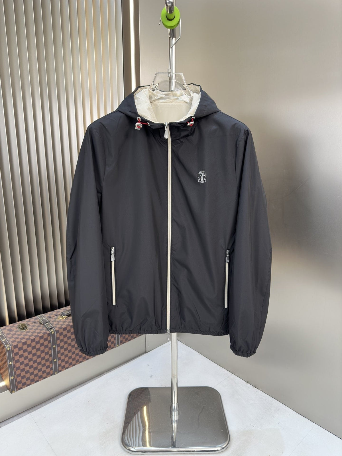 Burberry Reversible Hooded Zip-Front Outerwear
