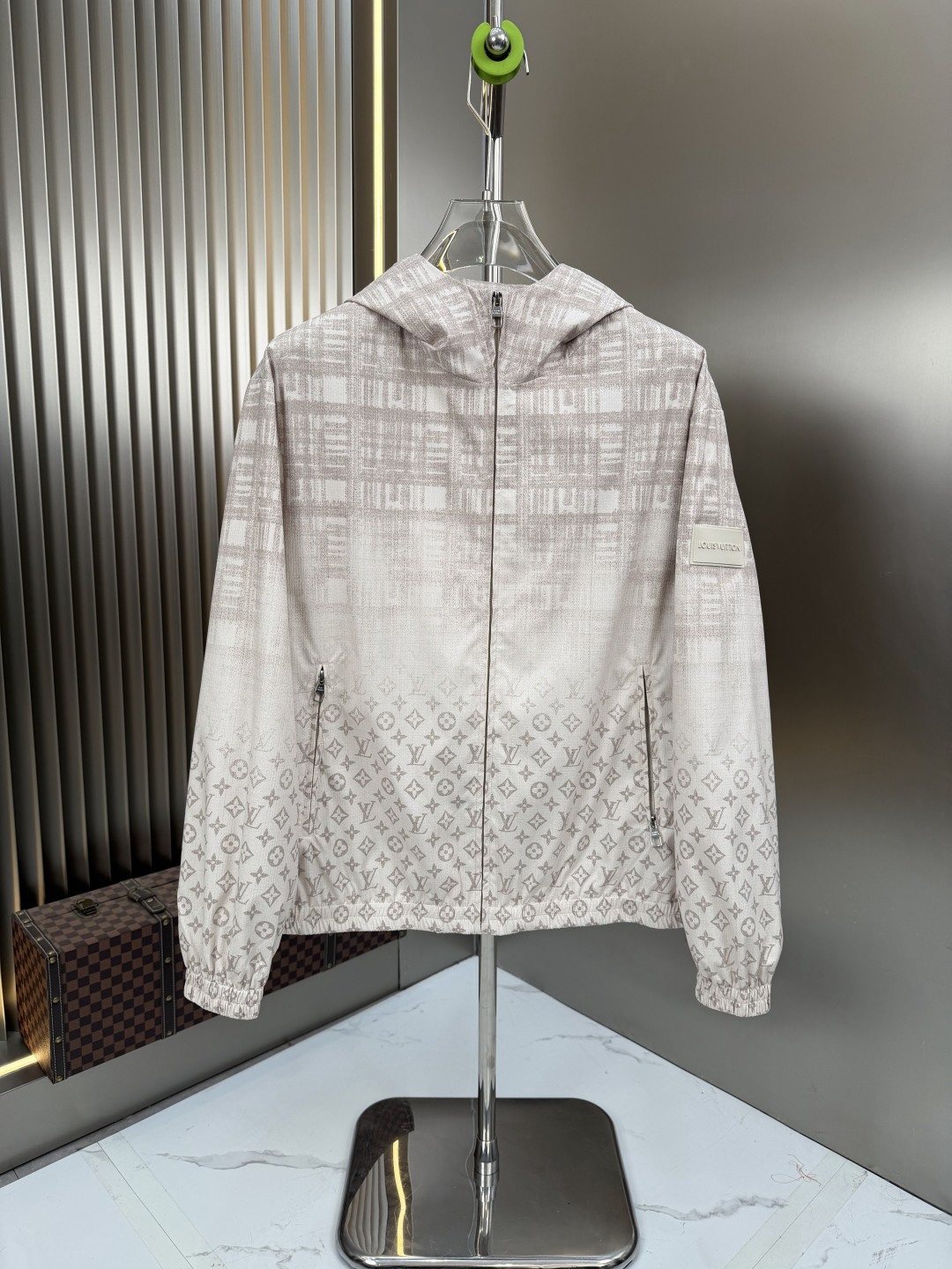 LV Gradient Monogram Hooded Windbreaker