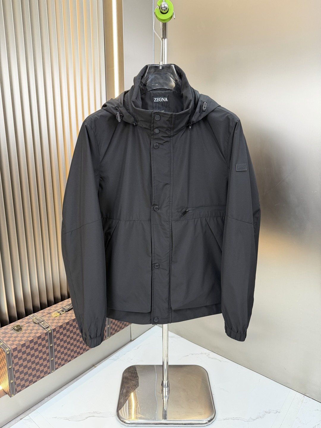 Zegna Hooded Utility Jacket