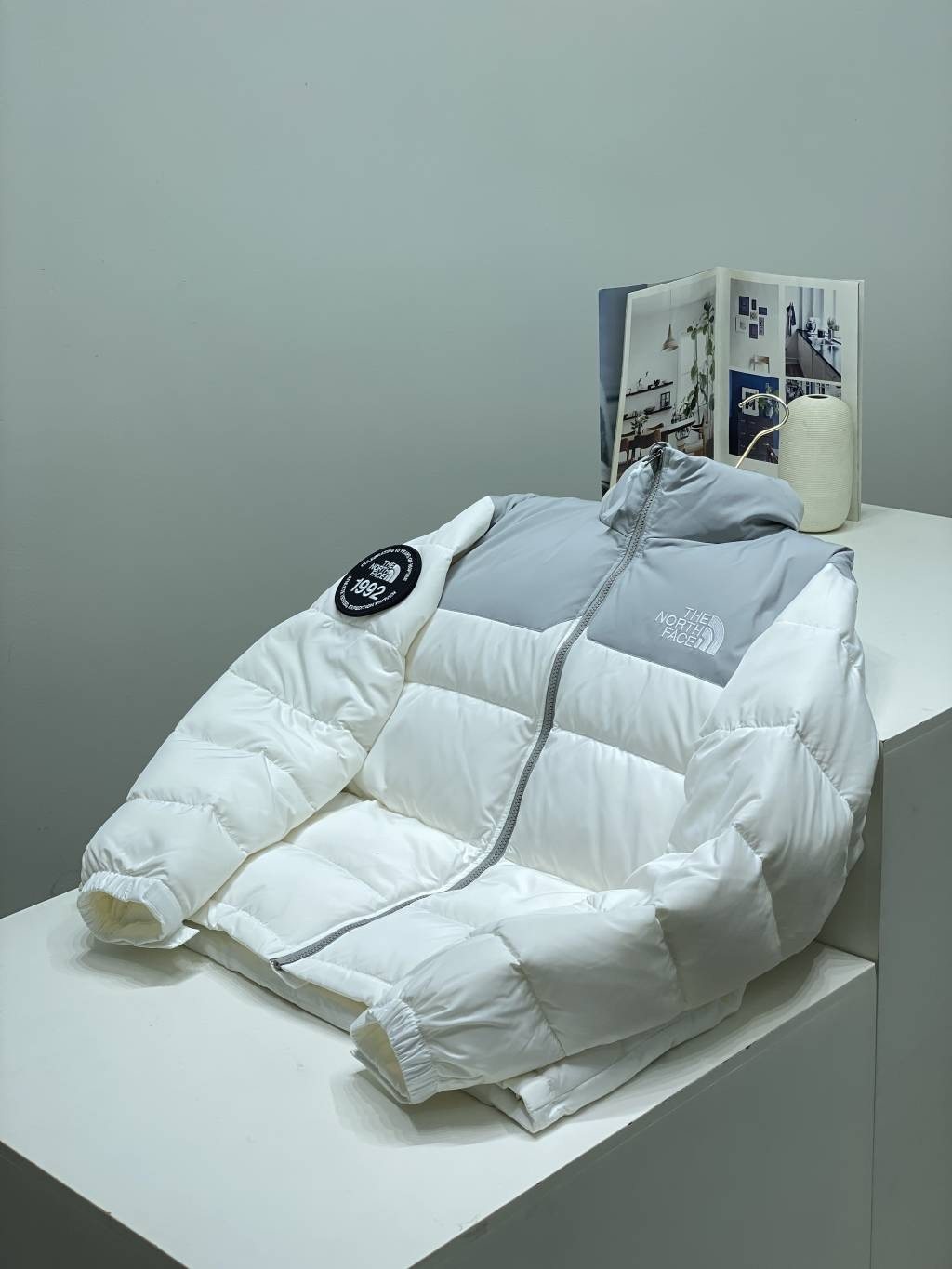 The North Face Color-Block Puffer Jacket