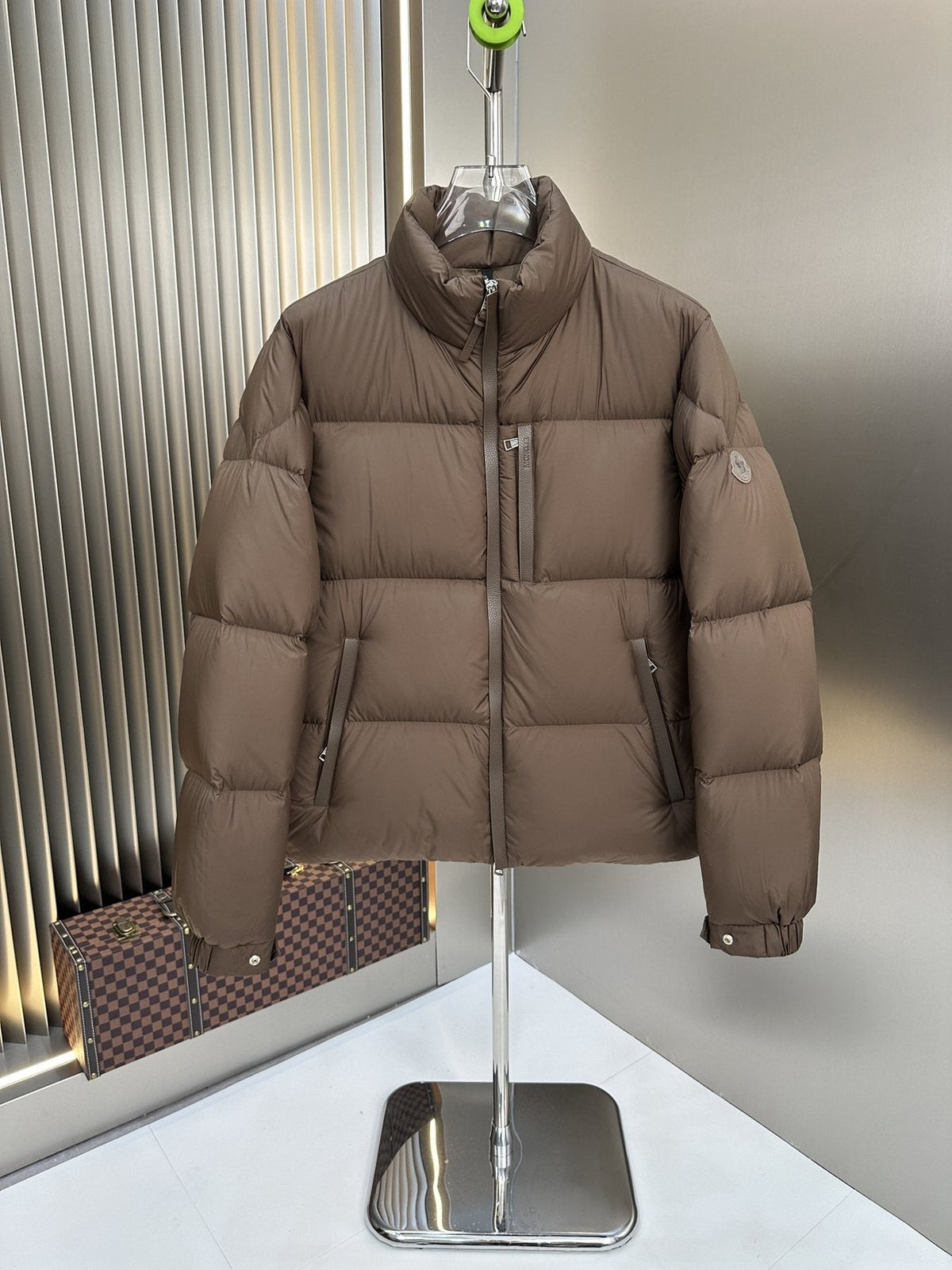 Moncler Stand-Collar Puffer Coat