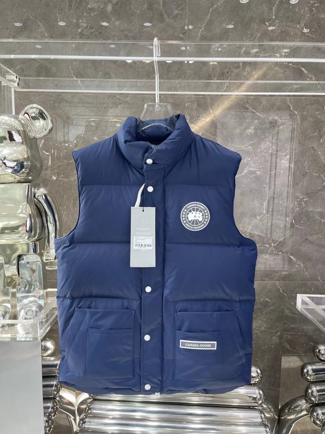 Canada Goose Quilted Snap-Front Vest