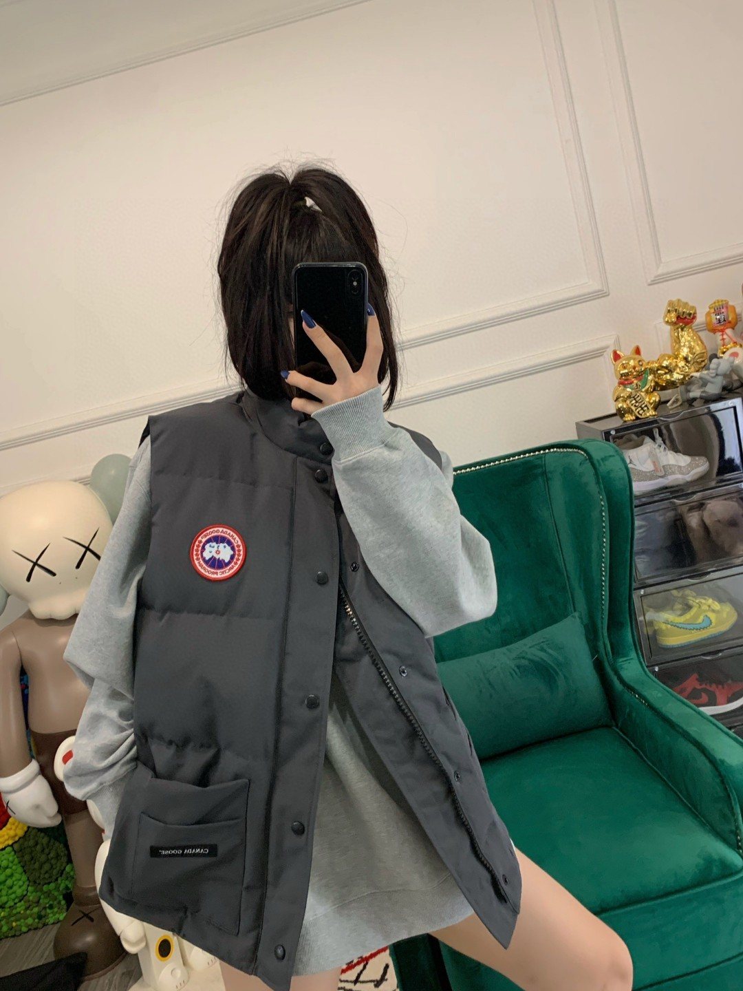 Canada Goose Quilted Snap-Front Vest