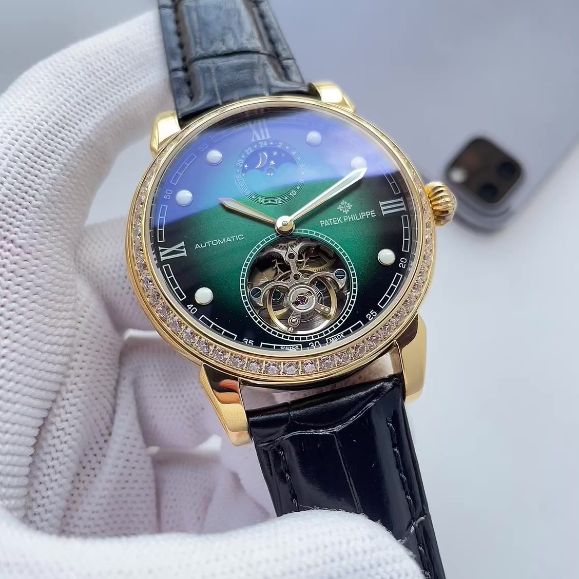 Patek Philippe Green-to-Blue Dial Watch